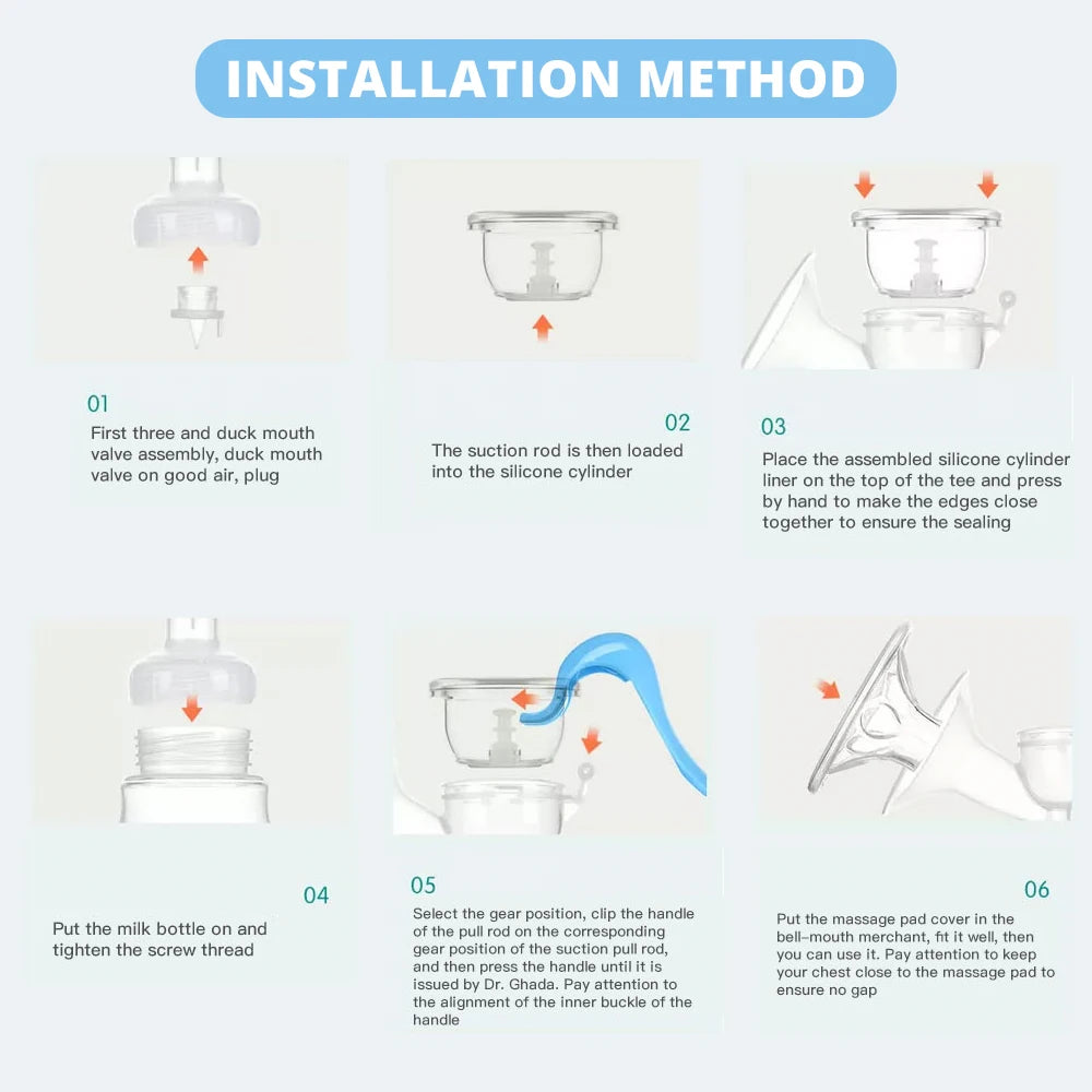 Manual Breast Pump Silicone