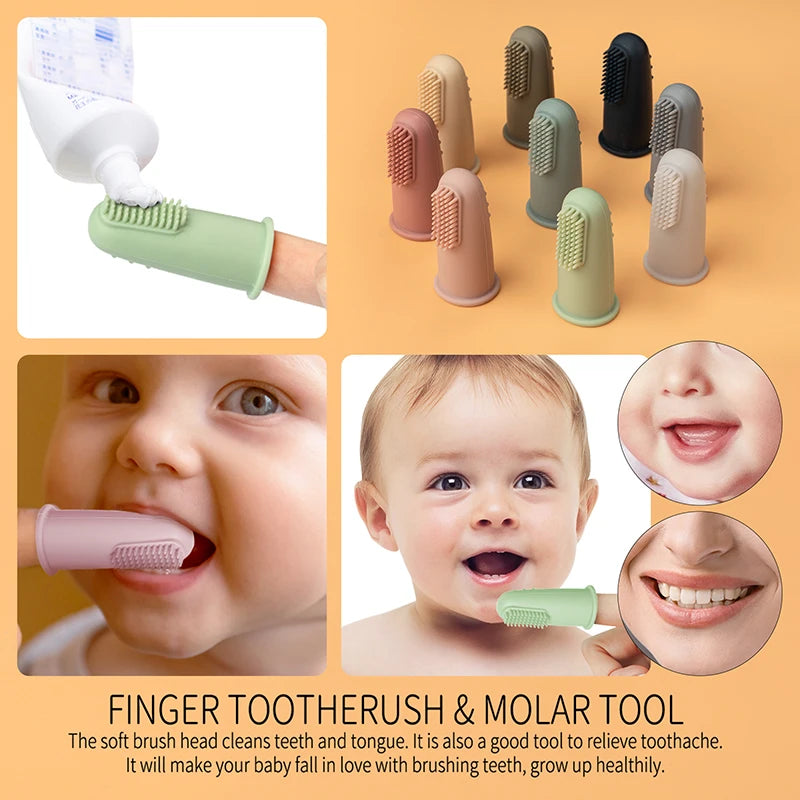 Baby Soft Finger Toothbrush BPA Free Silicone