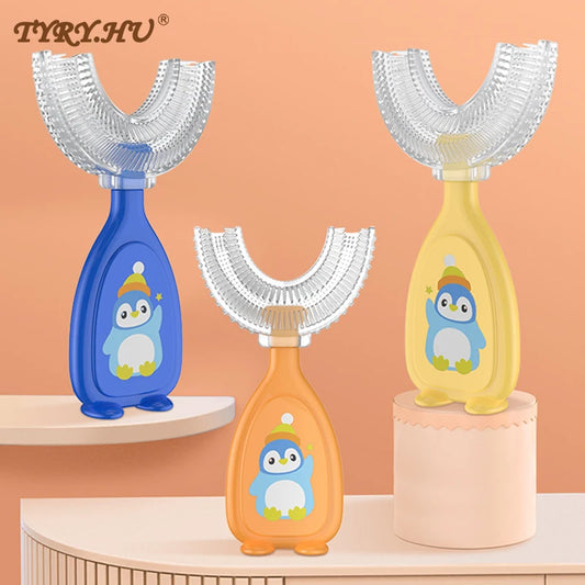 Silicone Baby Soft U-Shape Toothbrush BPA Free