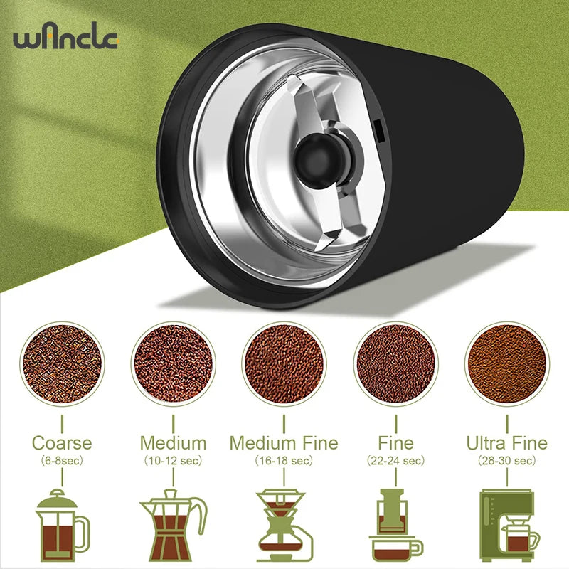 200w High-Power Coffee Grinder 220V/120V