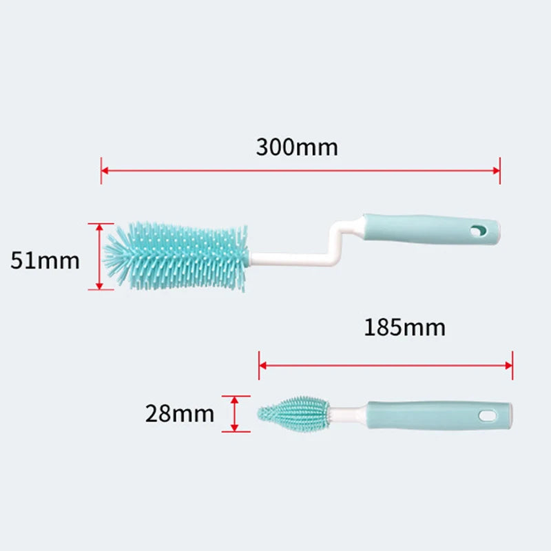 Silicone bottle Brush Cleaning set