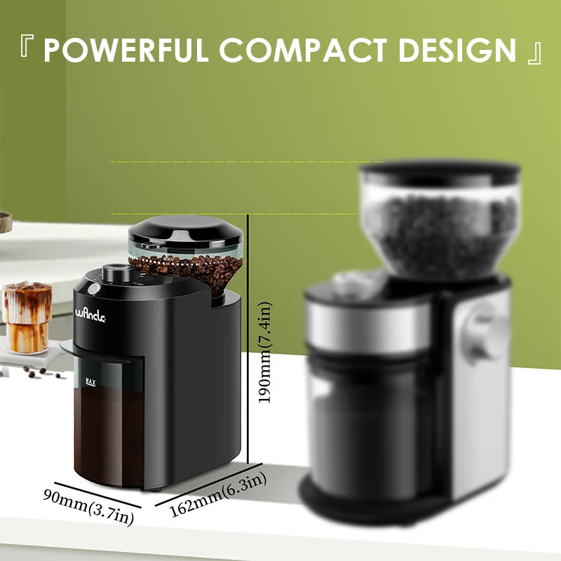 Electric Burr Coffee Grinder 220V/120V