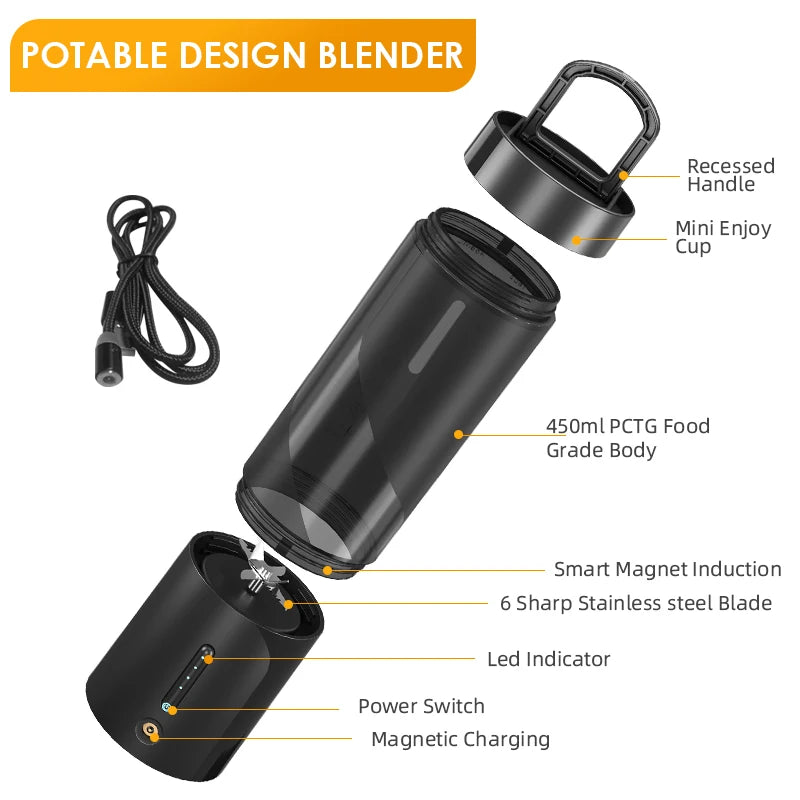 Electric Mini Portable Blender