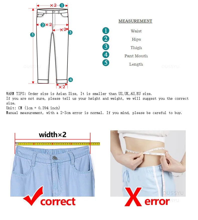 Thin Soft Women's Jeans Natural Lyocell Fabric Baggy Wide Leg Denim Pants Streetwear Loose Casual Female Clothing XS-3XL