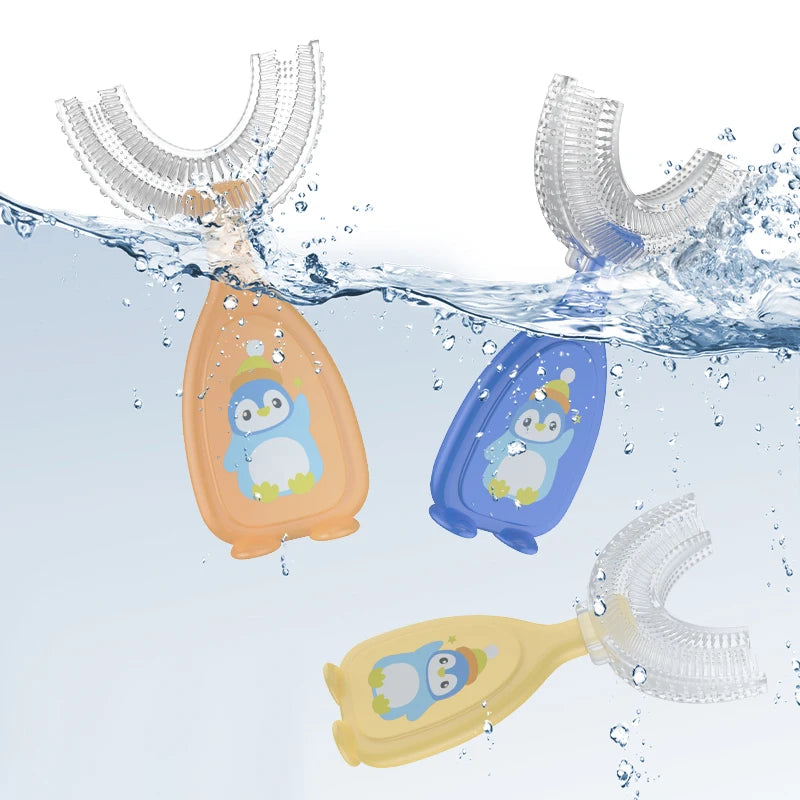 Silicone Baby Soft U-Shape Toothbrush BPA Free