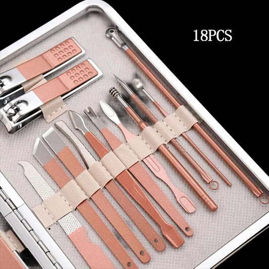 Nail Cut Tools 18 Pcs Set